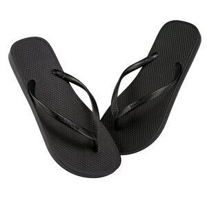Hotmarzz Women Summer Beach Sandals Light Flip Flops Thongs BLACK